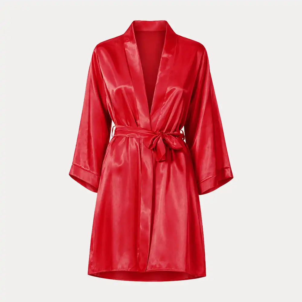 La Joie short satin luxury gown Main image