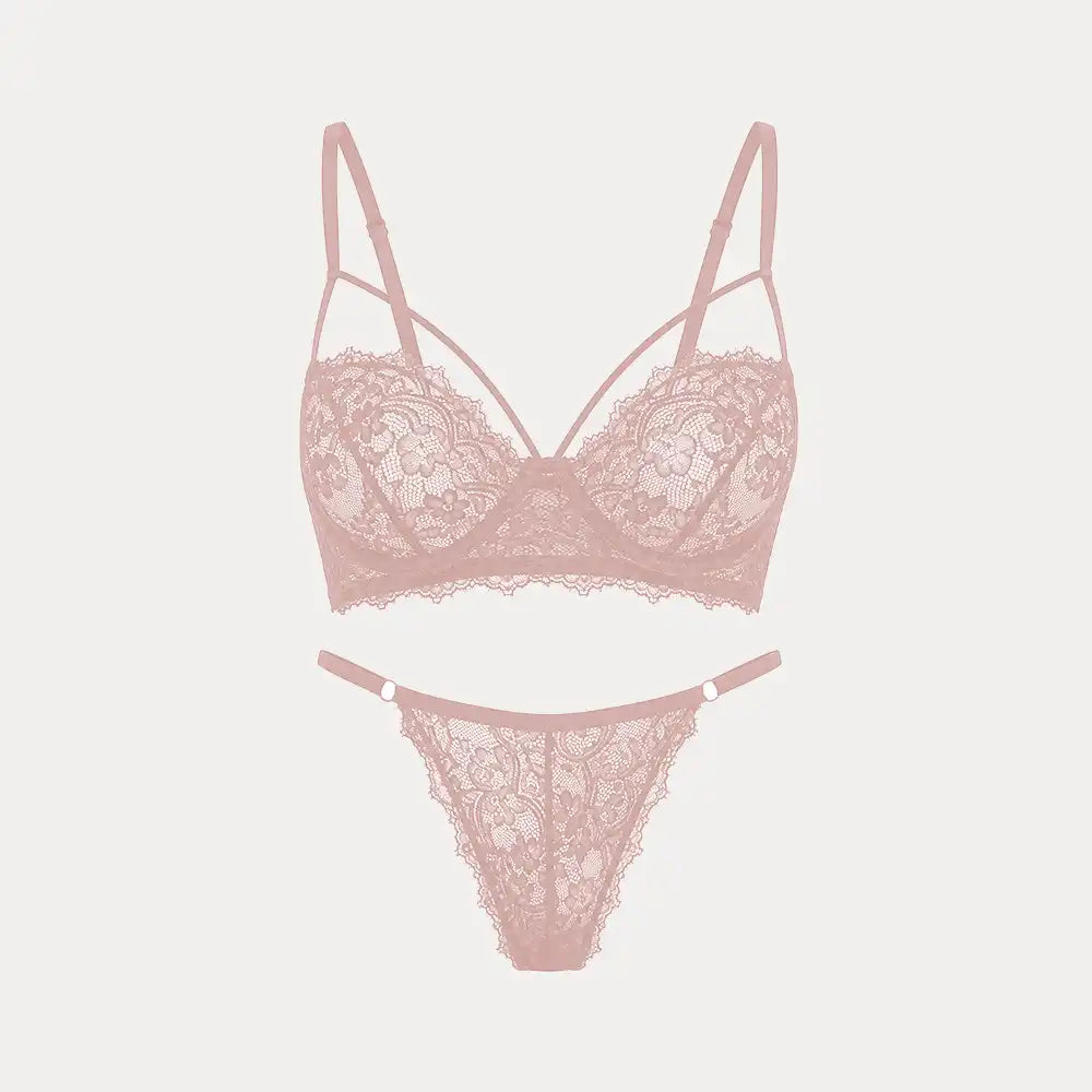 Beyond Sexy Bralette, pink, orange, black