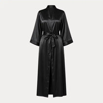 La Joie short satin luxury gown