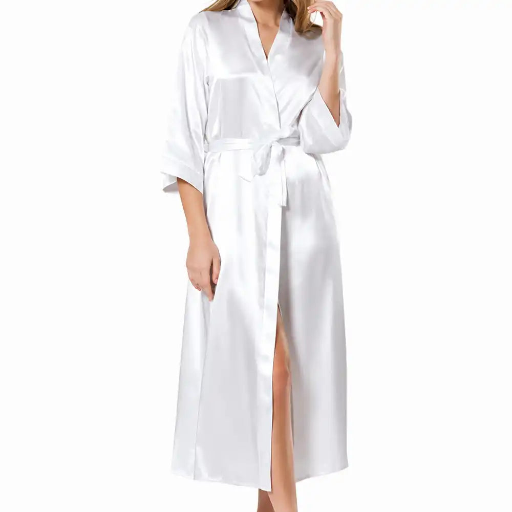 Luxure's High Slit Maxi Robe Secondary image