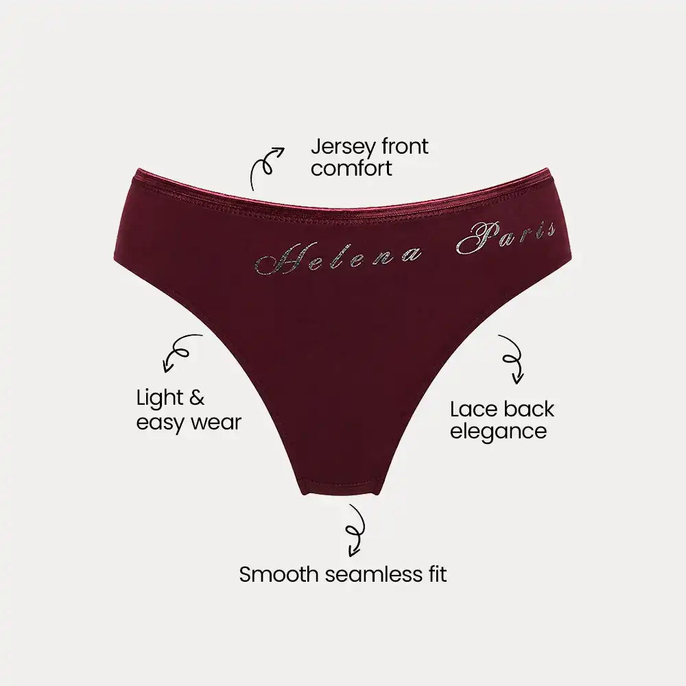 Lace & Tee Thong Secondary image