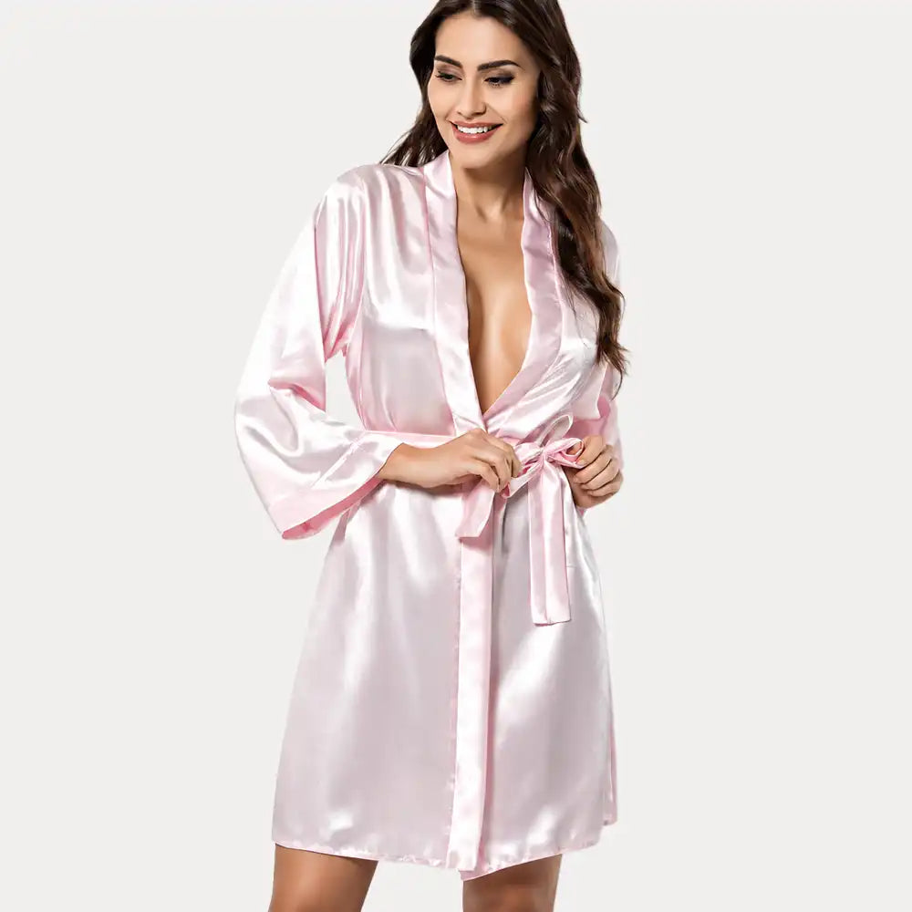 Mid Length Gown Powder Pink Secondary image