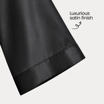 La Joie short satin luxury gown