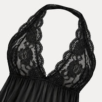Lace Nightgown purple, black