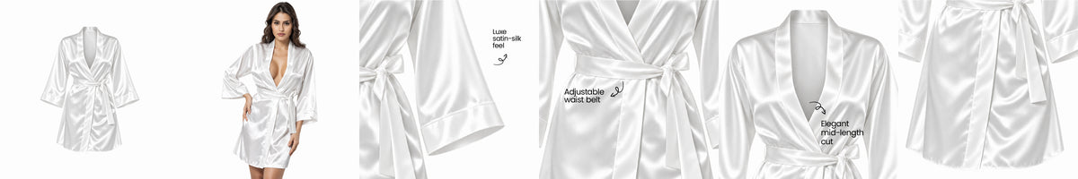 La Joie mid-length robe